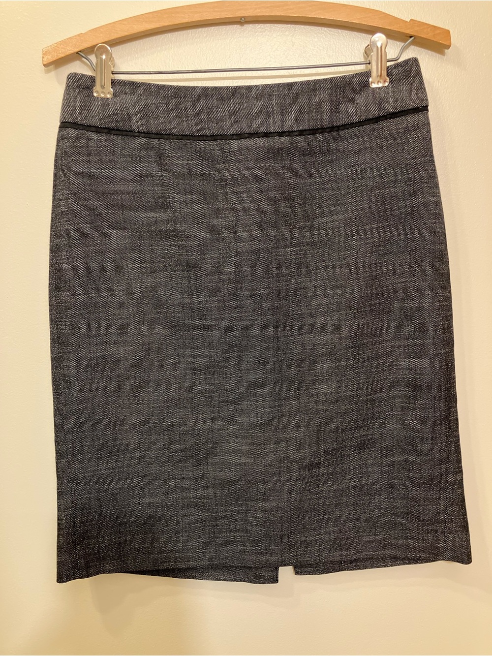 Ann Taylor Charcoal Gray Pencil Skirt